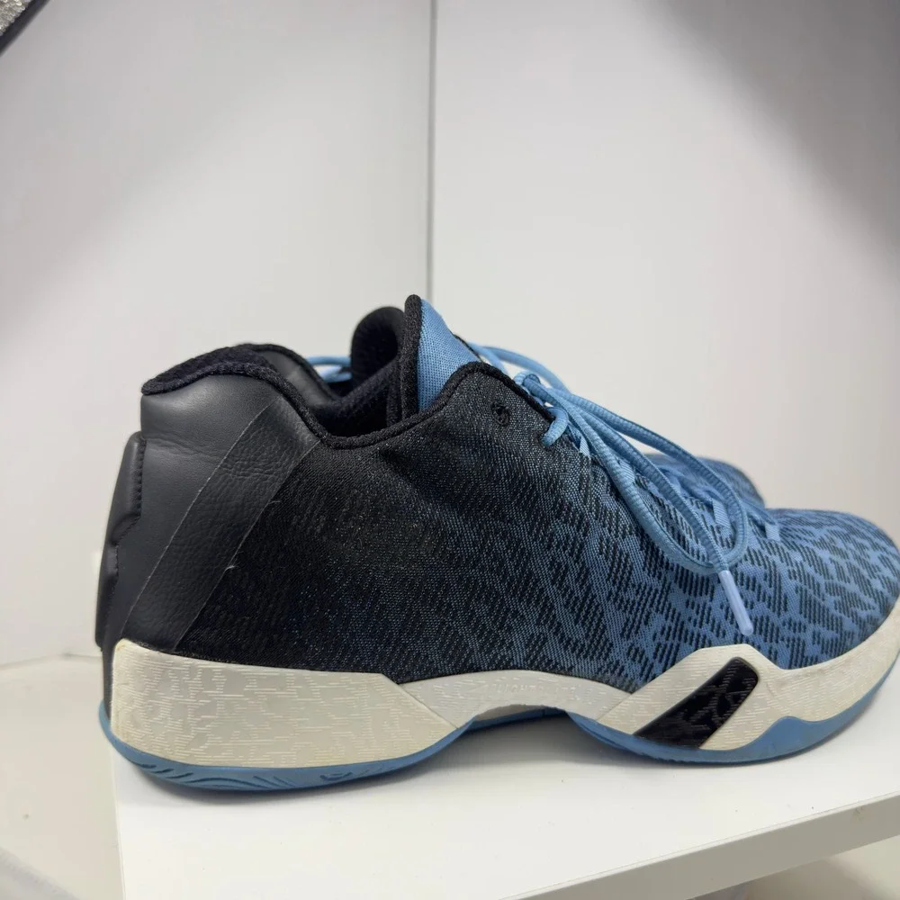 Air Jordan XX9 Low Men Size 14 University Blue Black UNC 828051-401 Low Top